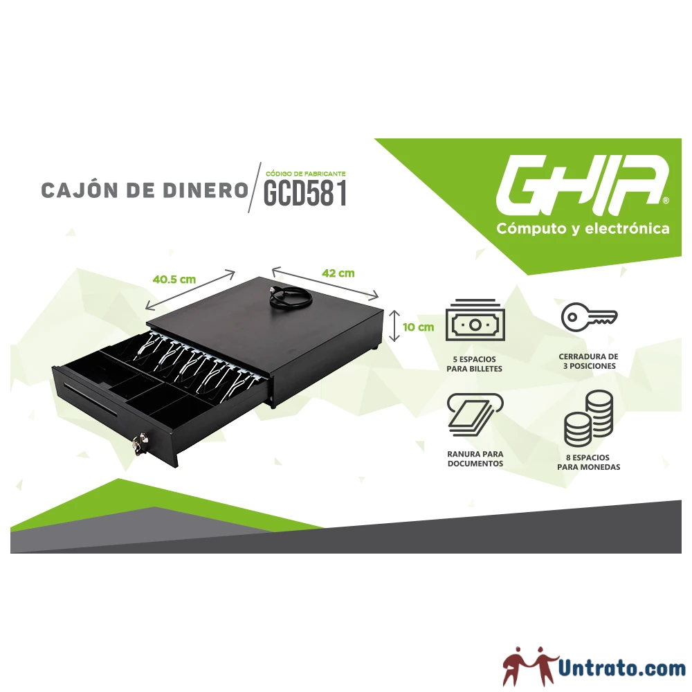 Cajón de dinero ghia 5