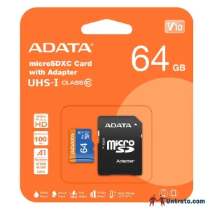 Unidad micro SDXC 64gb Adata